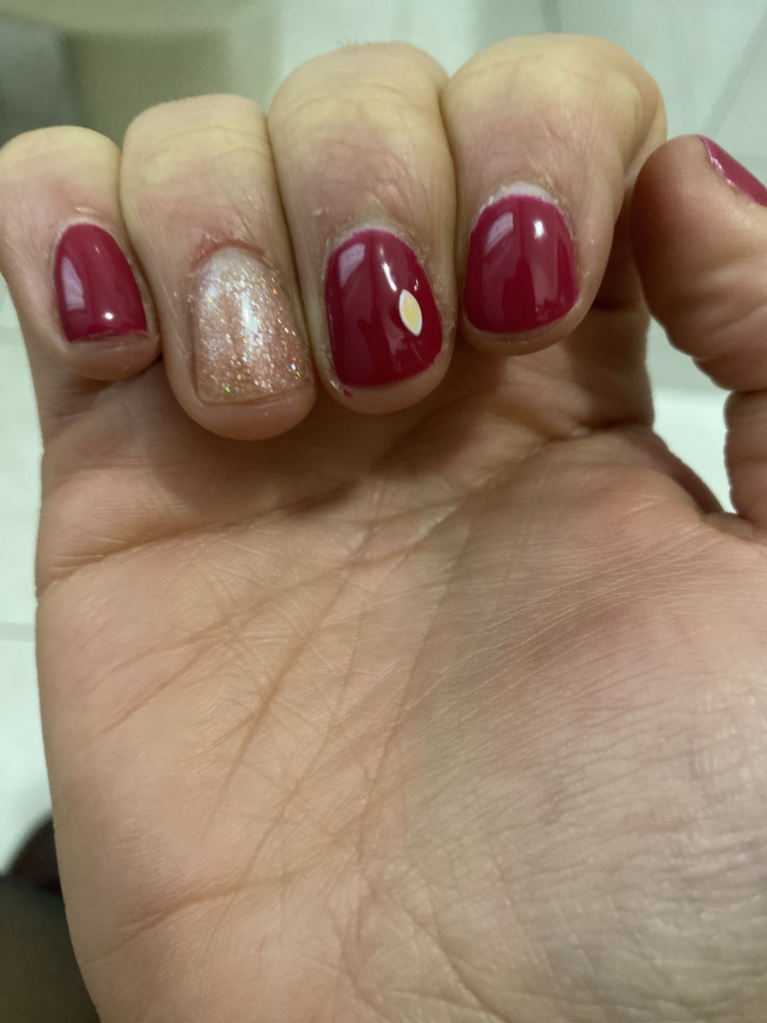 Customer photo review of Smalto Semipermanente LCI -  Fucsia violaceo