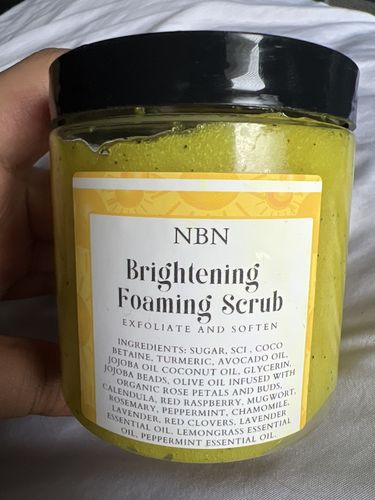 Customer photo review of Brightening Body Scrub