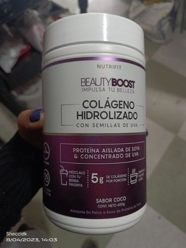 Customer photo review of COLÁGENO HIDROLIZADO CON VITAMINA C, D3, BIOTINA Y SEMILLAS DE UVA