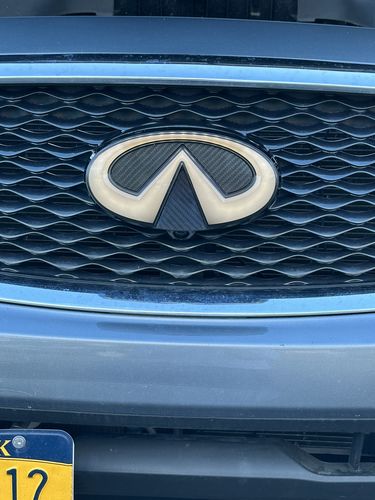 Customer photo review of Infiniti logo car led front emblem light