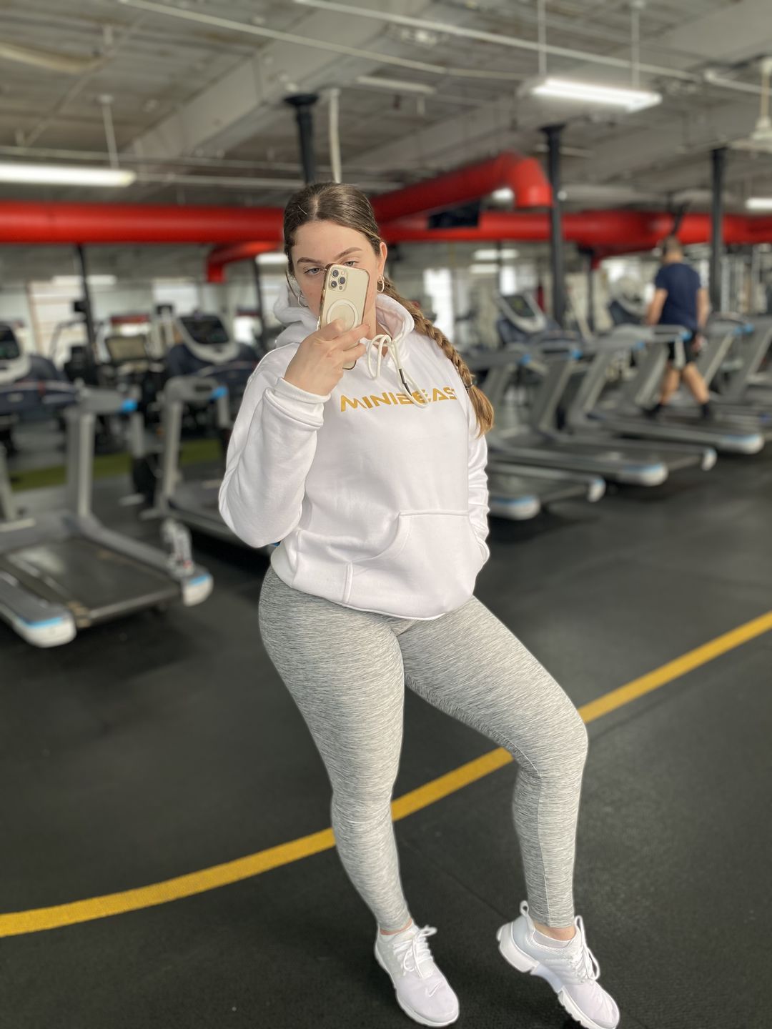 Customer photo review of Lounge Hoodie - White