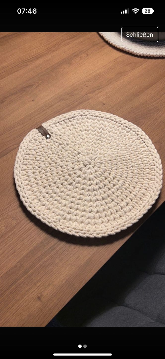Customer photo review of Kunstleder Label HANDMADE für Häkelkörbe etc. - 90x15 mm - CS0018