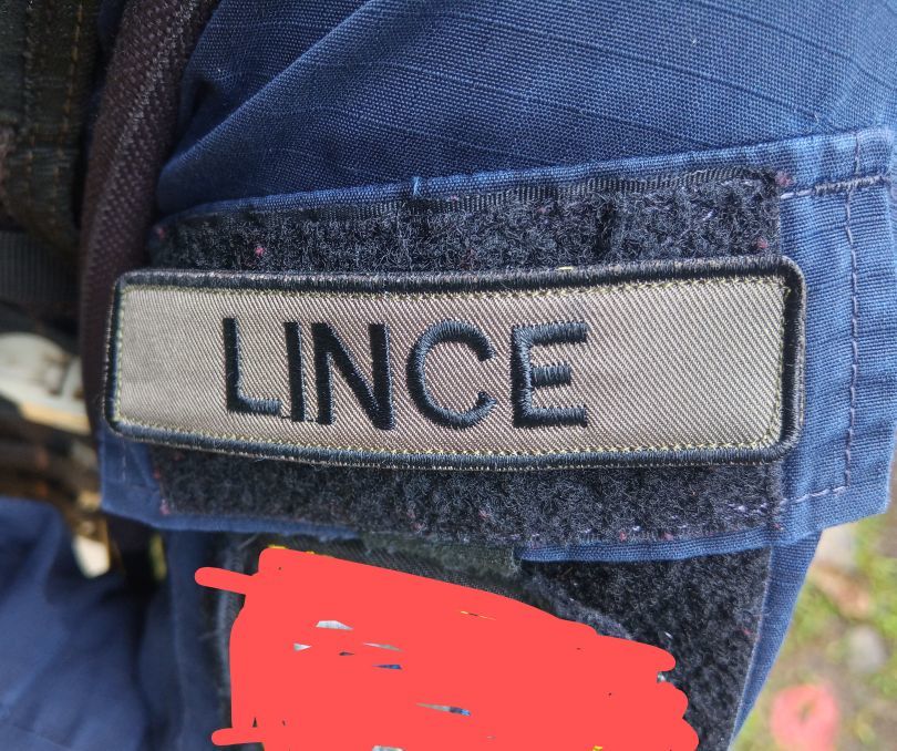 Customer photo review of Bande patronymique militaire personnalisée