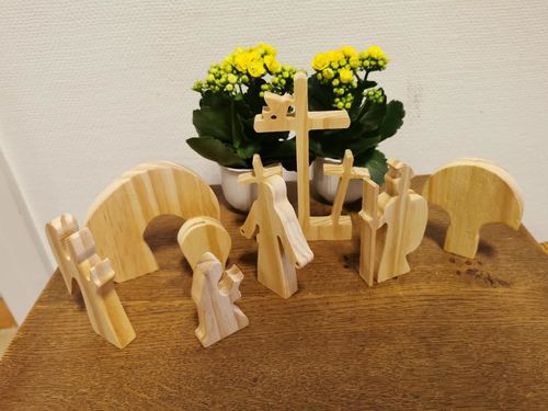 Customer photo review of Påske scene trædekoration