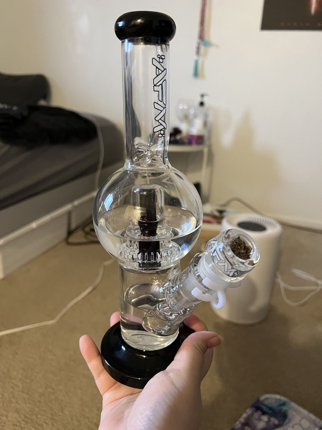 Customer photo review of The Straight Bubble Chamber - 10"