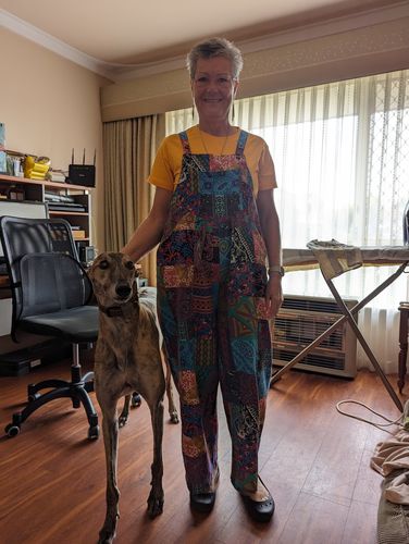 Customer photo review of Bohemian Romper Jumpsuit - Blue