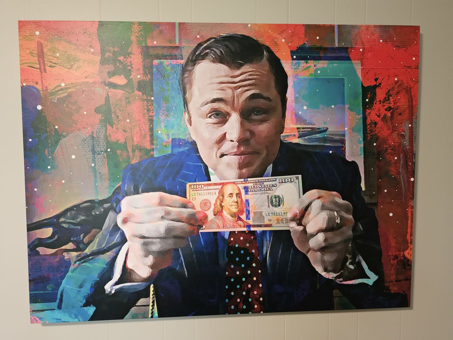 Customer photo review of The Wolf of Wall Street Wall Art