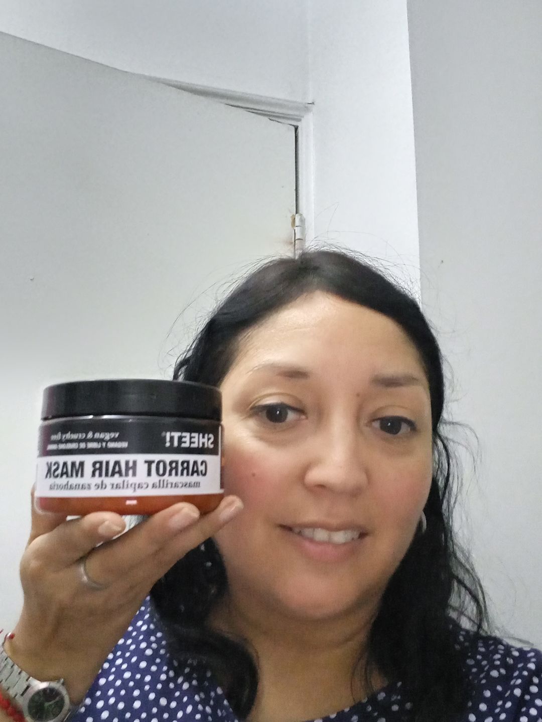 Customer photo review of Carrot Mask
