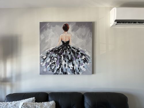 Customer photo review of 'Pretty Dress' Framed Canvas
