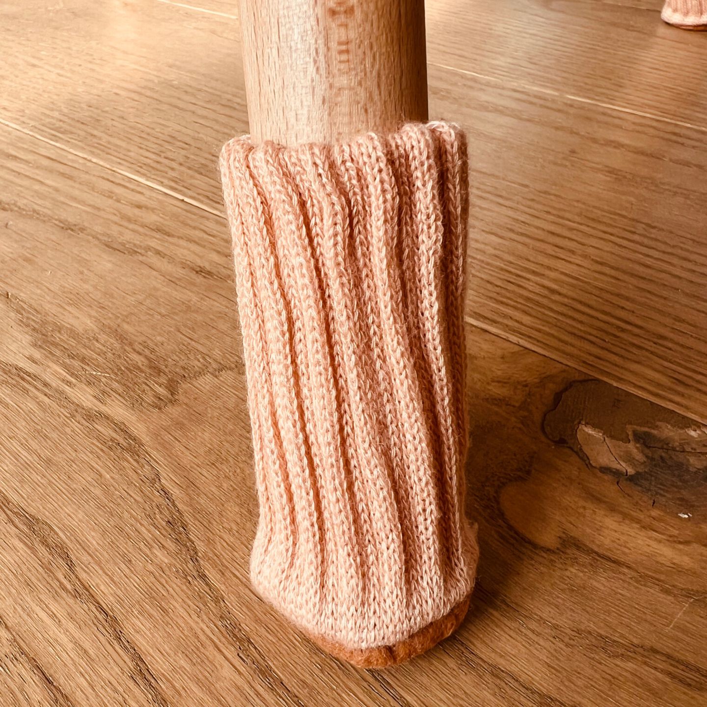 Customer photo review of Stuhlsocken Schwarz 4er Set