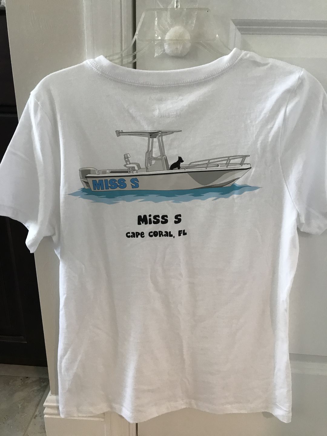 Customer photo review of Women's Custom Boat T-Shirts - Short Sleeve