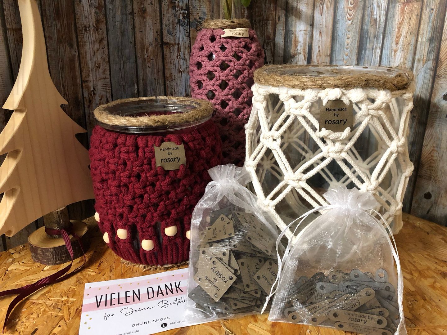 Customer photo review of Kunstleder Labels personalisiert mit Name oder Logo