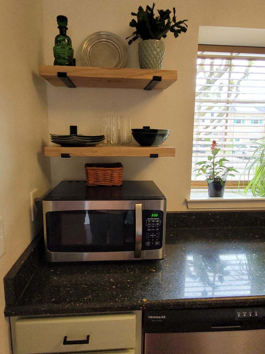 Customer photo review of Ash Shelves with Brackets