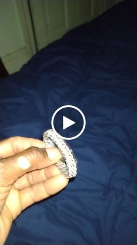 Customer video review of 8mm Diamond Prongs Bracelet (White Gold)