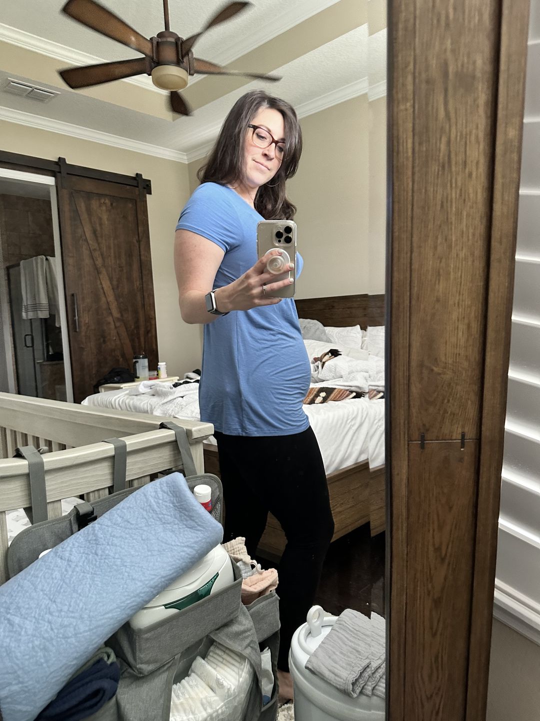 Customer photo review of Snapback™ Postpartum Leggings - Black (2 Pack)