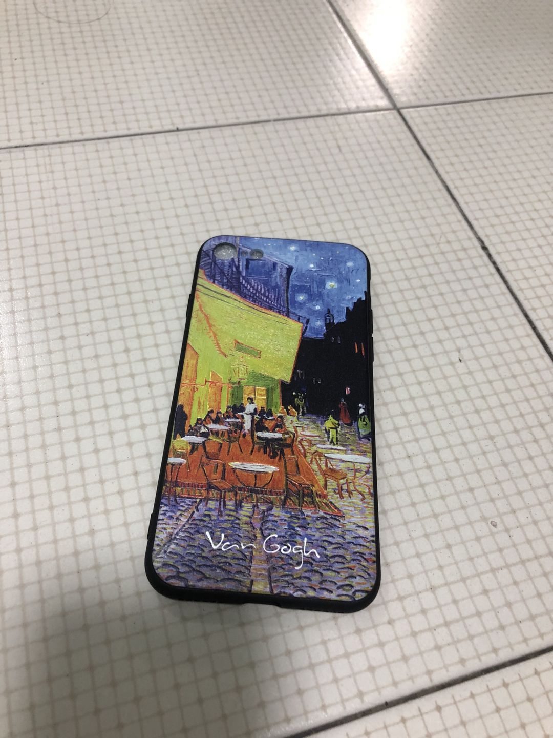 Customer photo review of Van gogh embossed iPhone cases