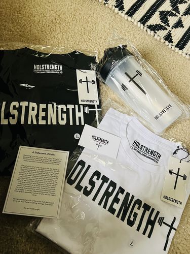 Customer photo review of HolStrength Blender Bottle - Transparent