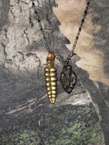 Customer photo review of Rattlesnake Tail Pendant
