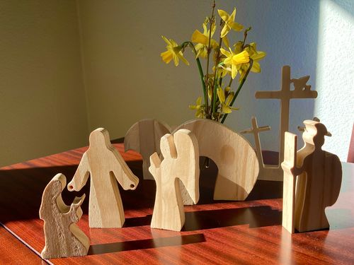 Customer photo review of Påske scene trædekoration