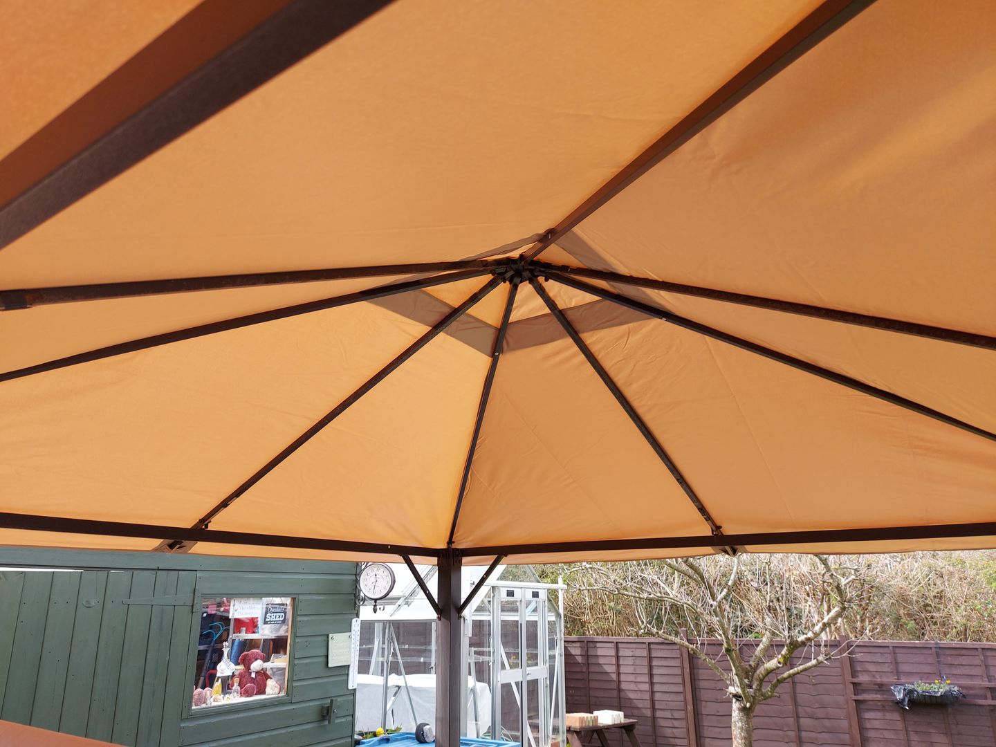 Customer photo review of Venice Garden Gazebo Canopy