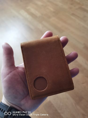 Customer photo review of Portefeuille<br> AirTag
