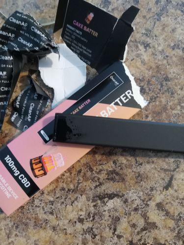 Customer photo review of 100mg CBD Disposable Vape | CleanAF mini