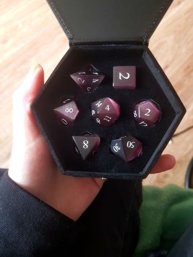 Customer photo review of Katzenauge dark purple