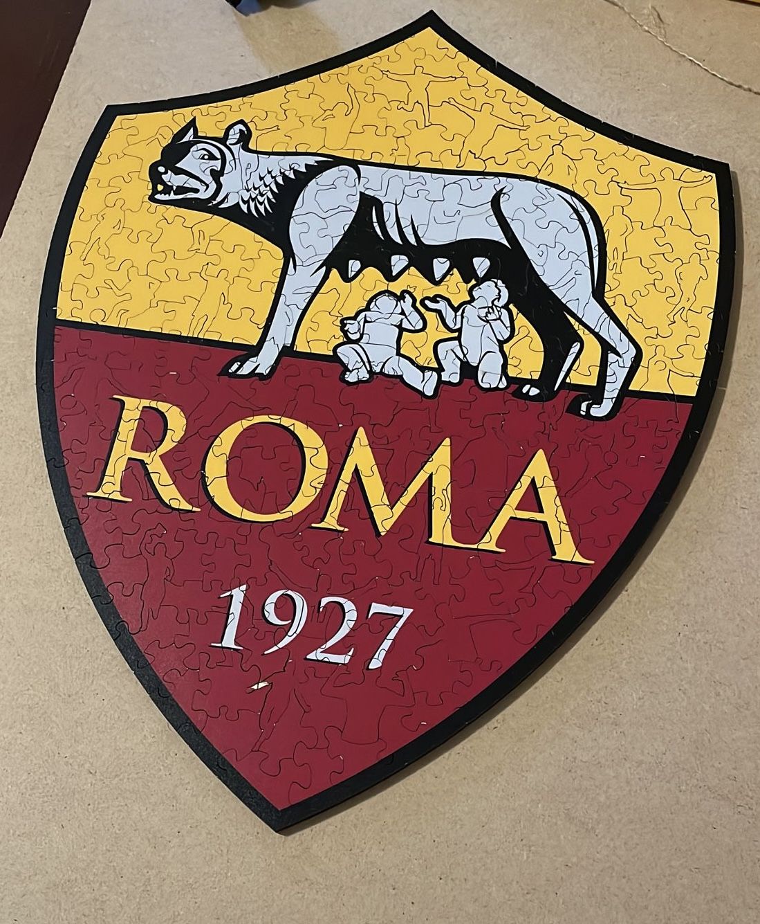 Customer photo review of Logo Roma® - Puzzle di Legno Ufficiale