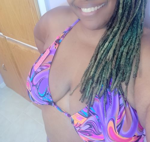 Customer photo review of Purple Haze Triangle Top