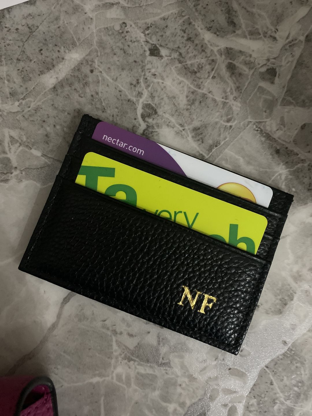 Customer photo review of Leather Card Holder