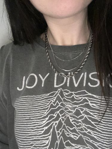 Customer photo review of Gigi Necklace - Silver