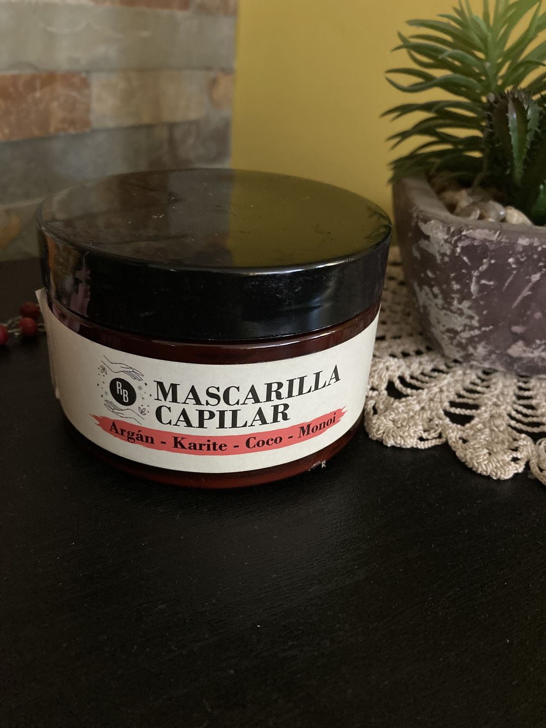 Customer photo review of Mascarilla Capilar Ultra Humectante + REGALO Peineta o Cepillo de Madera