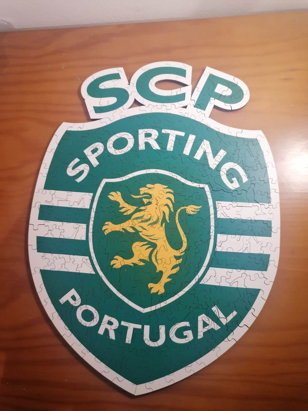 Customer photo review of Sporting CP® Logo - Official Wooden Puzzle