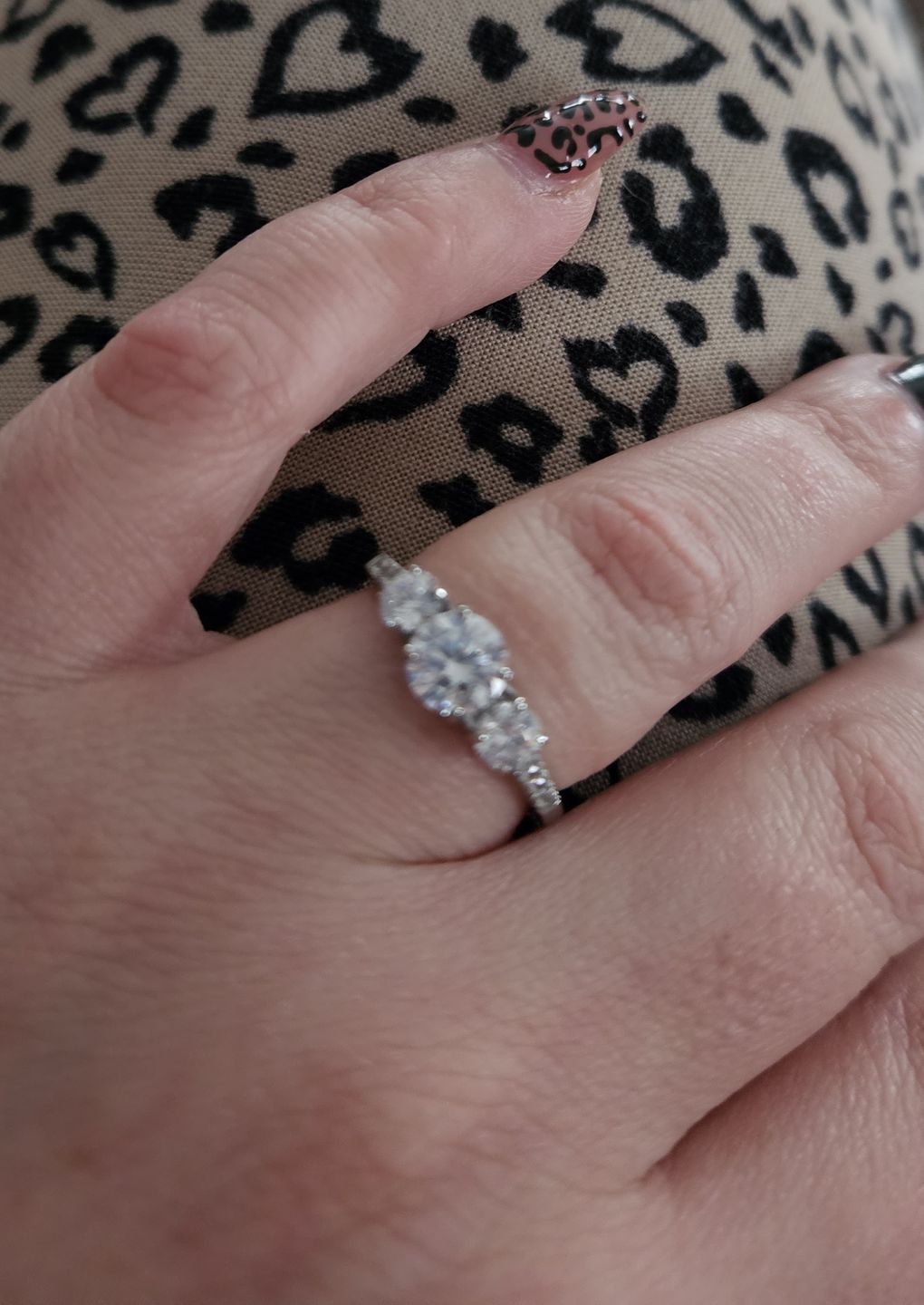 Customer photo review of Round Trinity Ring