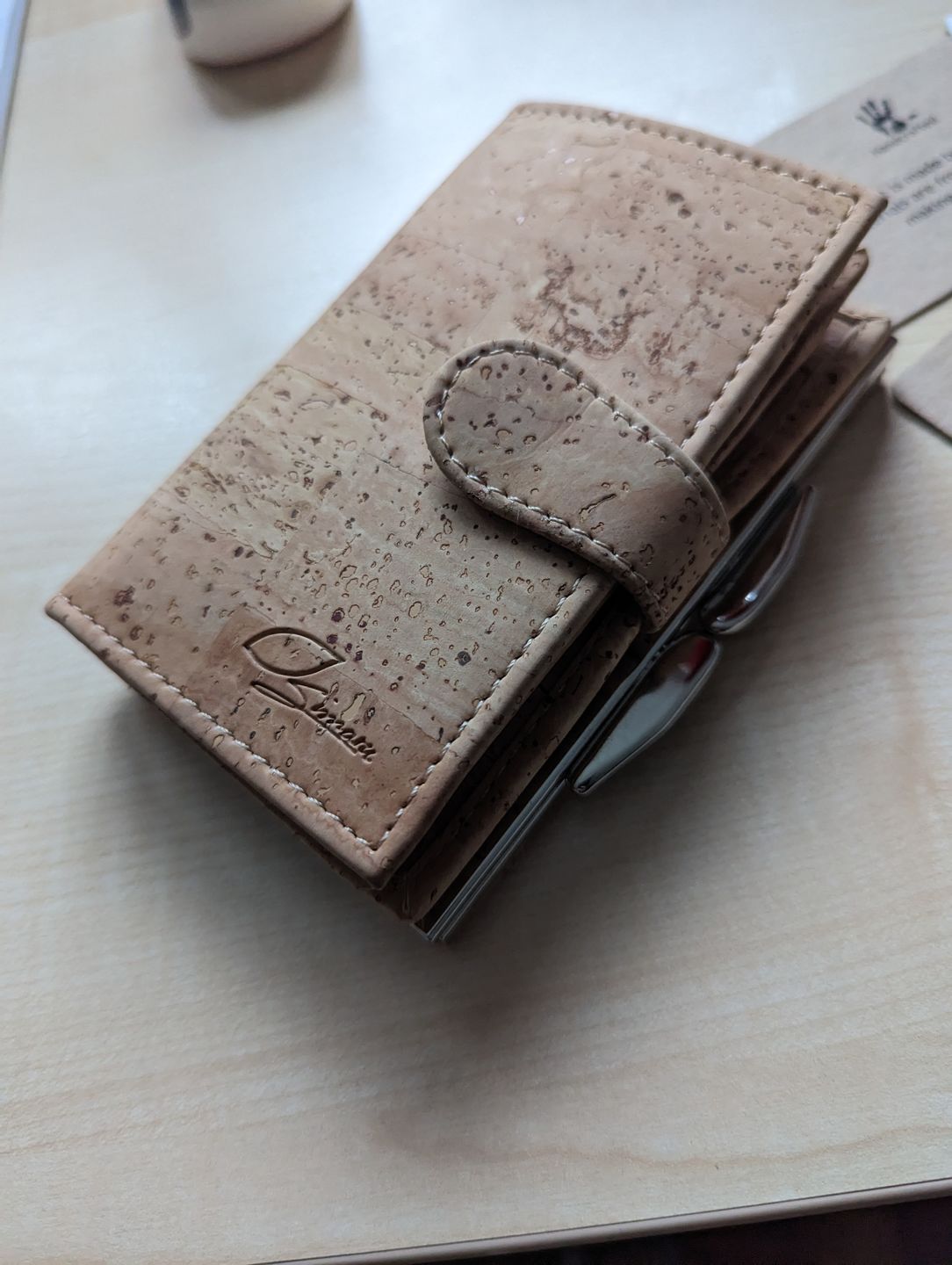 Customer photo review of Kork-Geldbeutel Reyna