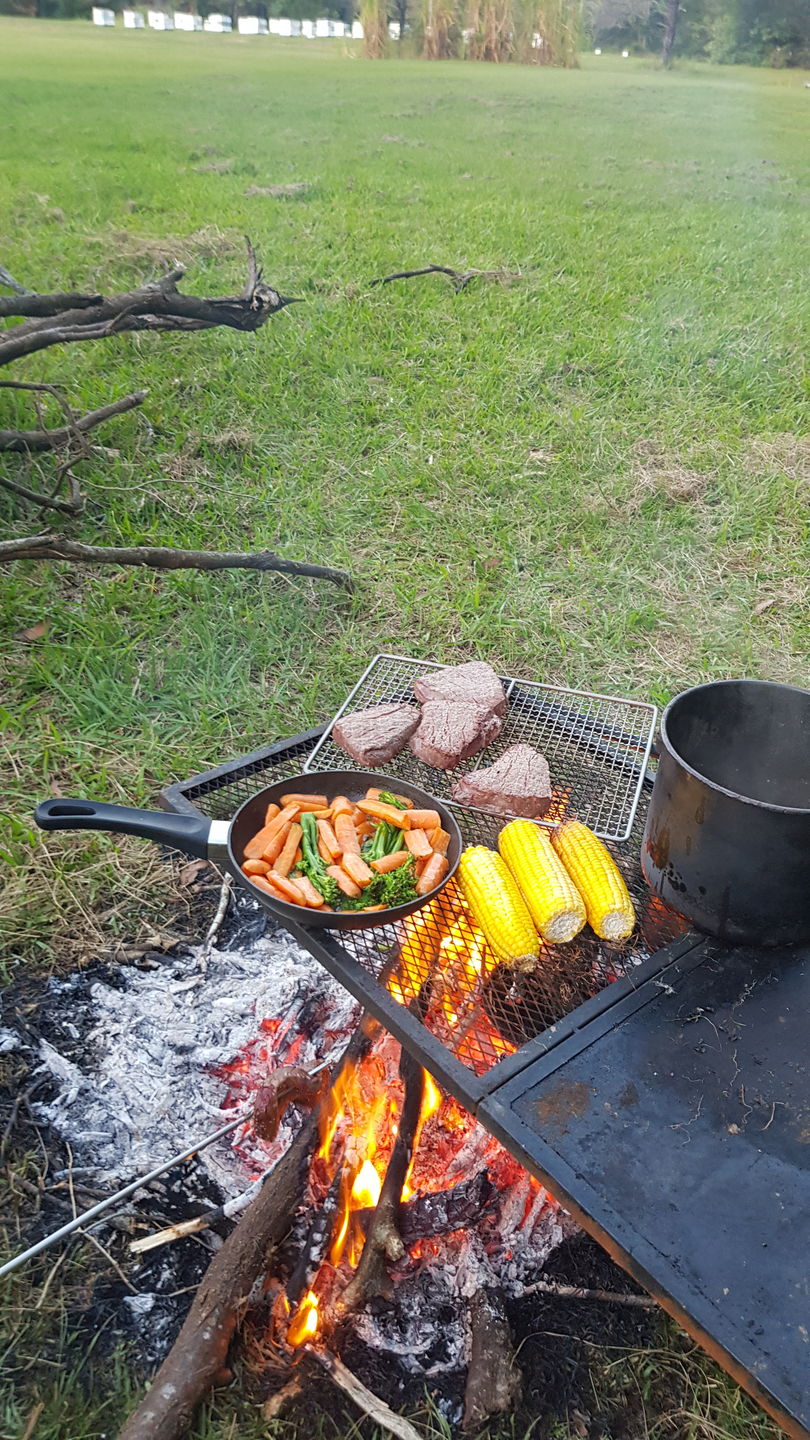 Customer photo review of Ultralight Titanium Grill