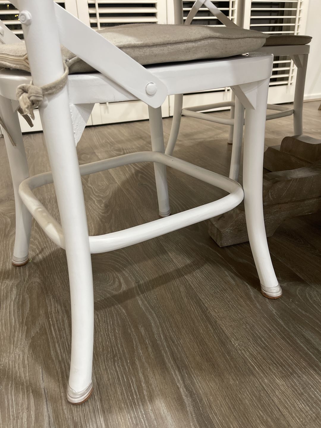 Customer photo review of Groovy Silicone Felt Chair Leg Glides