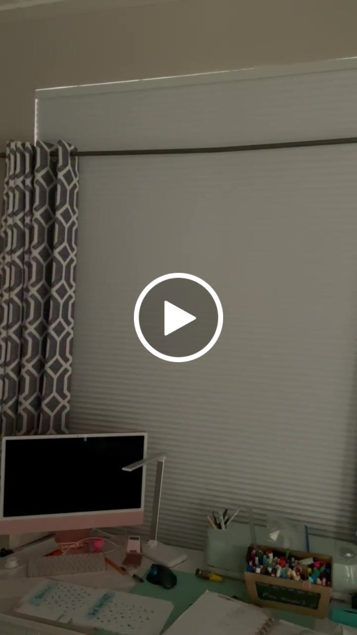 Customer video review of SmartWings Motorized Blackout Cellular Shades