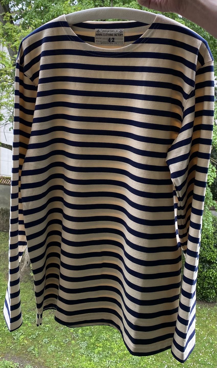 Customer photo review of Breton Stripe Long Sleeve T-Shirt