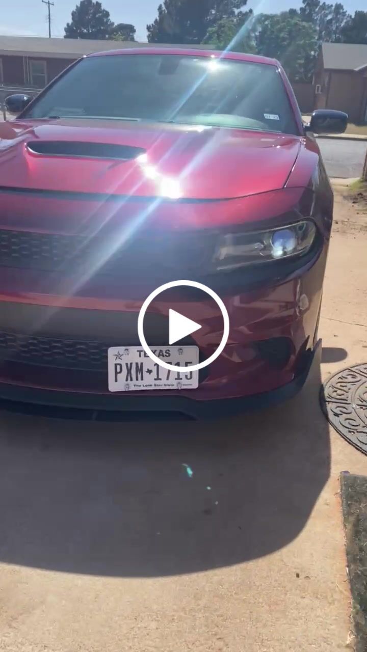 Customer video review of 2015-Up Dodge Charger SRT Track Package Front Splitter