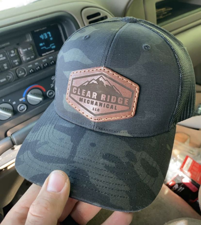 Customer photo review of Richardson 862 Camo Custom Leather Patch Hat