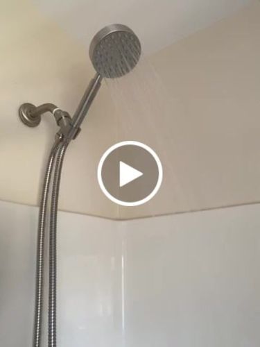Customer video review of 1-Spray Handheld Shower Head Set