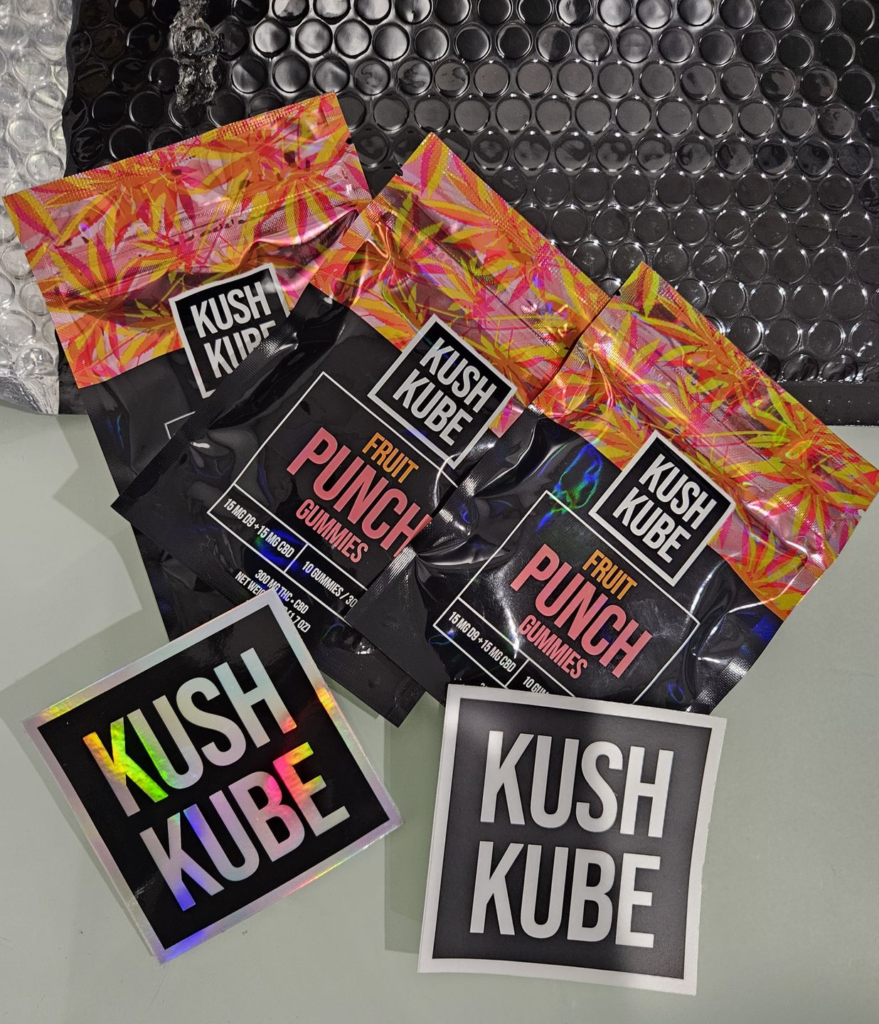 Customer photo review of Fruit Punch - 10 Gummy Pack