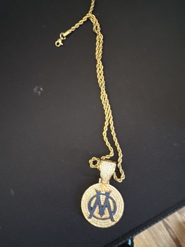 Customer photo review of SET : PENDENTIF L'OM OFFICIEL OR 14K + CLEAN