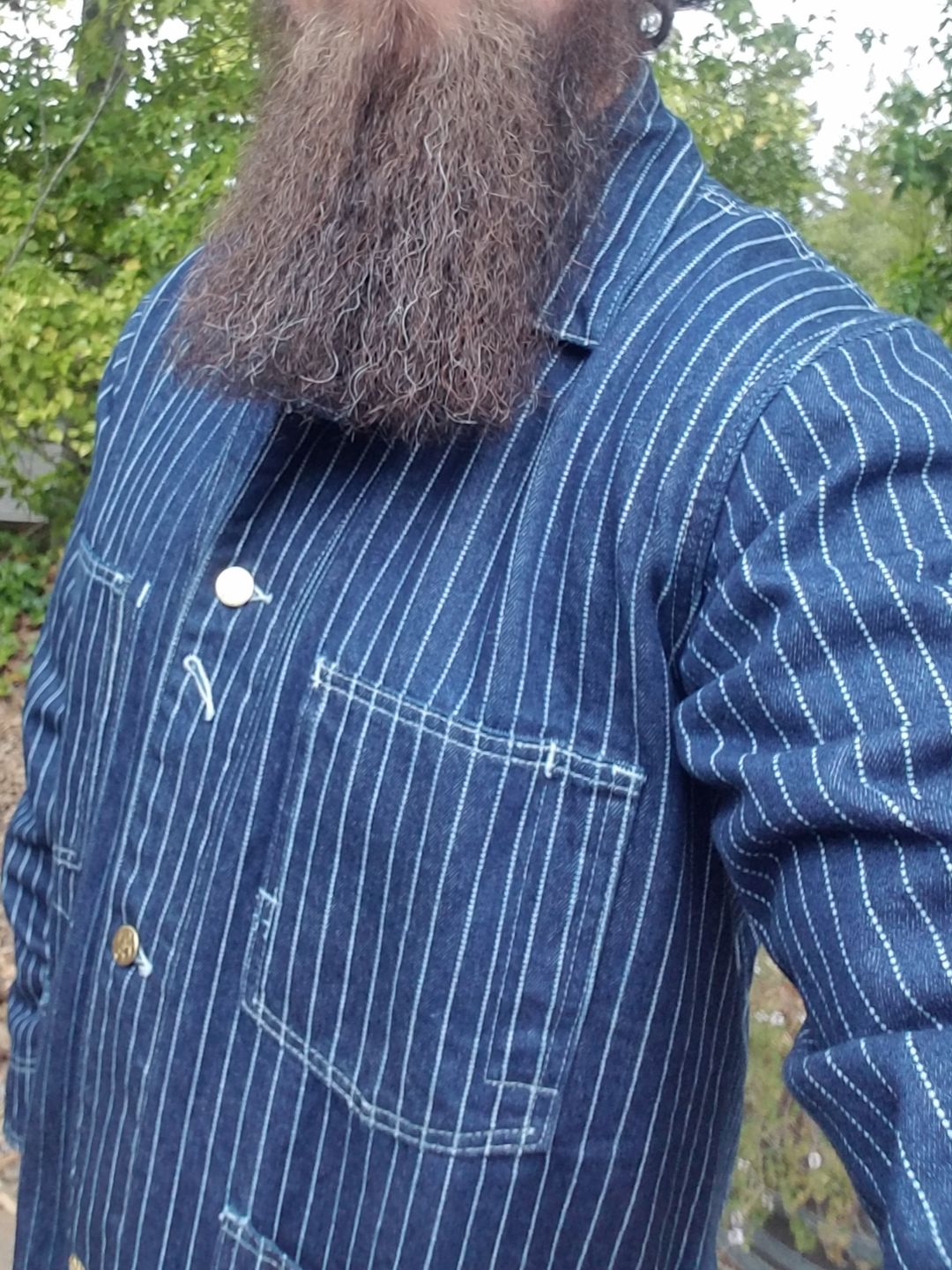 Customer photo review of 1930s Wabash Railway Work Coat