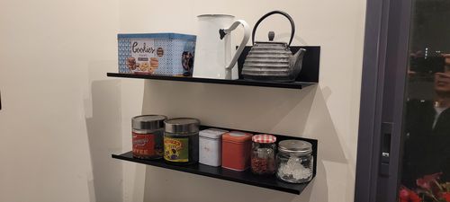 Customer photo review of מדפים למטבח