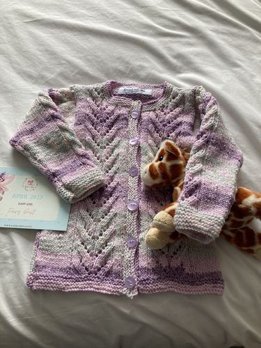 Customer photo review of Baby Mystery Knitting Box