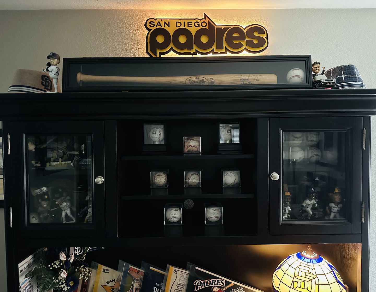 Customer photo review of San Diego Padres Cooperstown 1978 "PADRES" 3D Vintage Metal Wall Art
