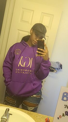 Customer photo review of Invictus 'IGA' Micro Fleece Embroidered Hoodie