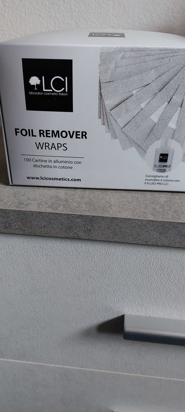Customer photo review of 100 Foil in alluminio per rimozione LCI